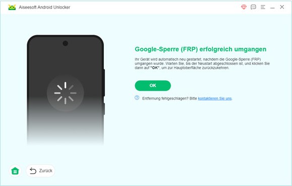 Google-Sperre erfolgreich umgangen