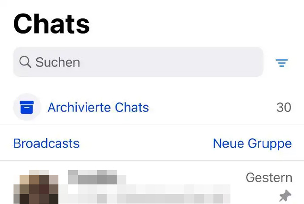 Archivierte Facebook-Chats auf Android wiederherstellen