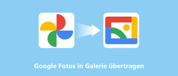 Bilder von Google Fotos in Galerie übertragen