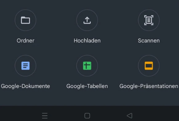 Daten auf Google Drive hochladen