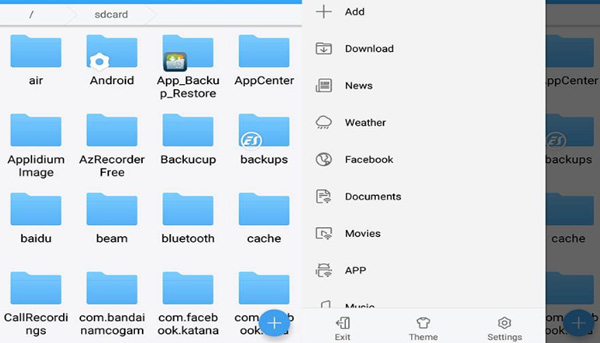 Mit ES File Explore Facebook Nachrichten wiederherstellen