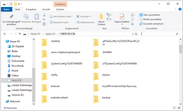 Musik vom PC auf Huawei übertragen über Windows Explorer