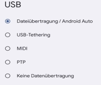 Xiaomi-Dateiübertragung-Modus wählen