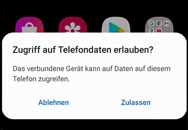 zwei Geräte mit USB-Kable verbinden
