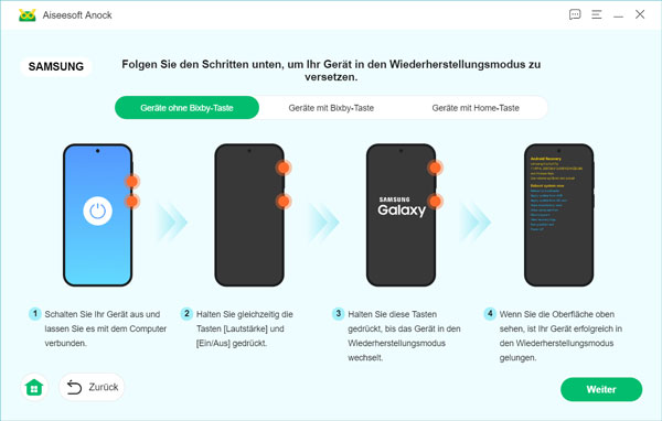 Displaysperre umgehen Prozess