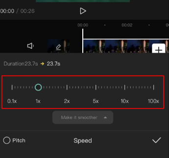 Video mit CapCut beschleunigen