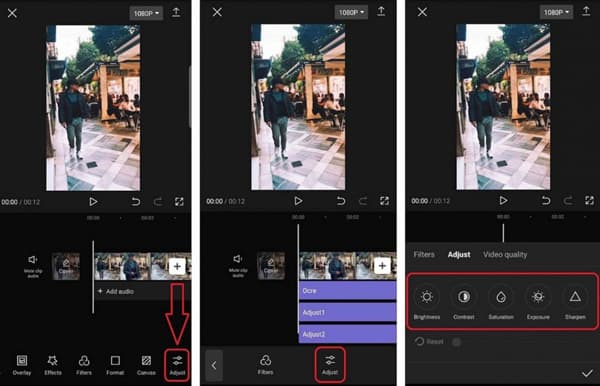 Videoqualität mit CapCut erhöhen