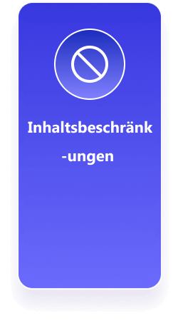 Inhaltsbeschränkungen