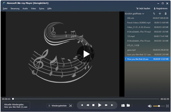 Wiedergabemodus auswählen