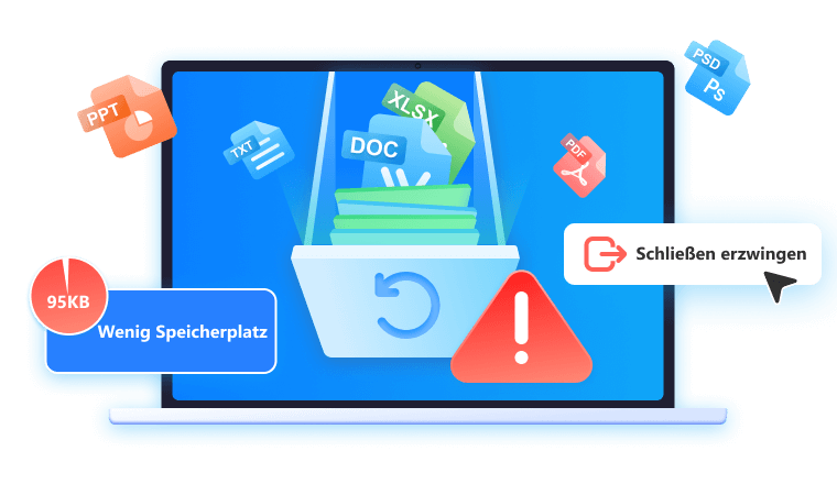 Nicht gespeicherte Dateien wiederherstellen