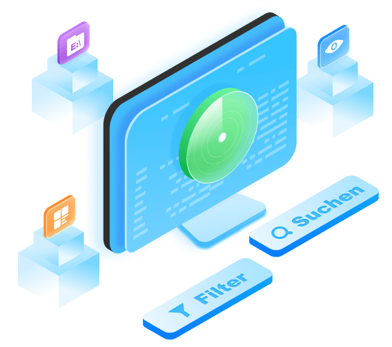 Verlorene Daten scannen