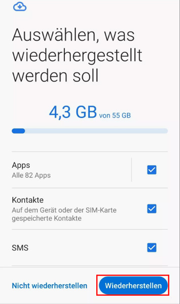 Gelöschte Dateien aus Google-Backup wiederherstellen