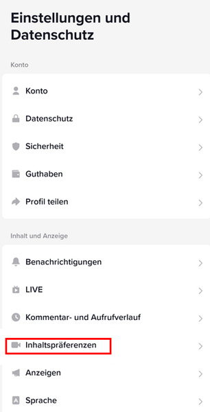 TikTok-Video aus Papierkorb wiederherstellen