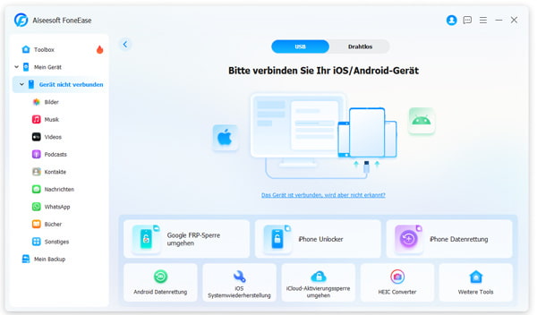 Handy an den PC anschließen