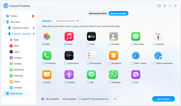 iPhone-Daten sichern