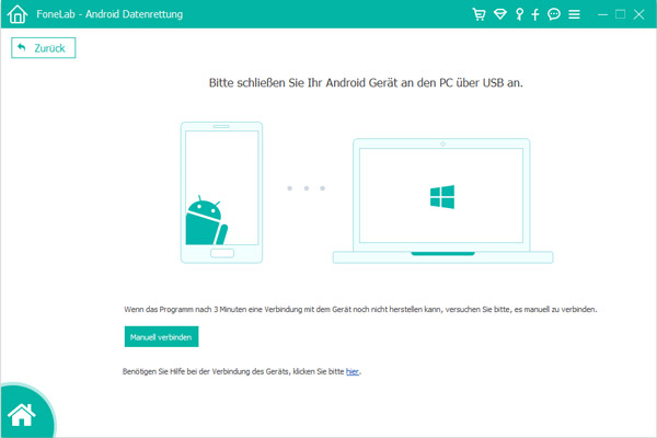 Android Dateienrettung öffnen