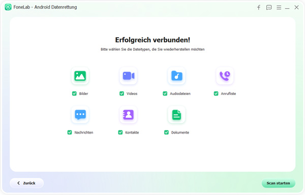 Handy mit dem Programm verbinden