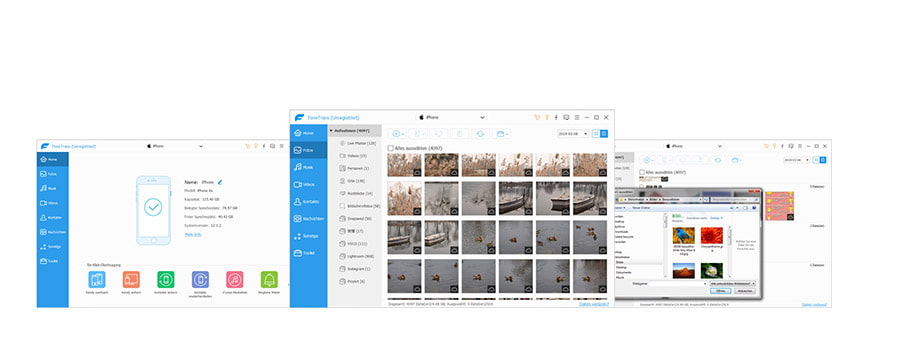 Daten vom Computer auf iOS-Gerät übertragen