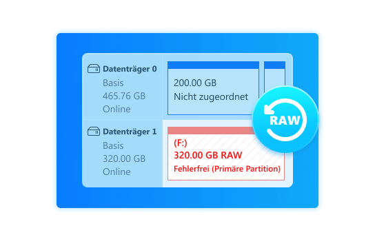 RAW Partition wiederherstellen