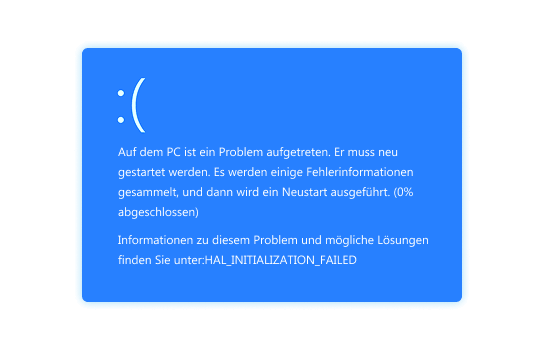 Abgestütztes OS wiederherstellen