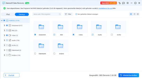 USB-Daten wiederherstellen
