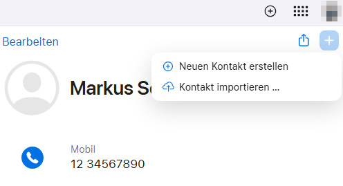 Android-Kontakte importieren