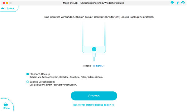 iPhone Dateien scannen