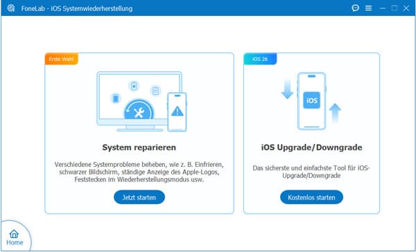 Funktionen auswählen