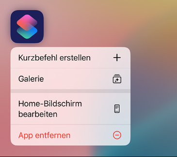 App entfernen