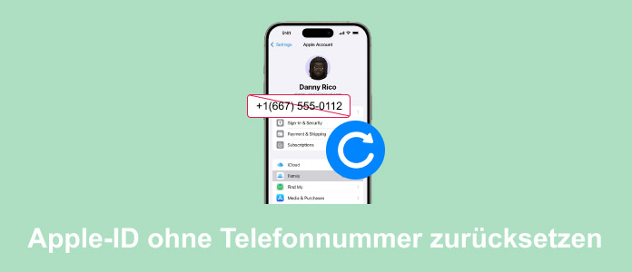 Apple-ID ohne Telefonnummer zurücksetzen