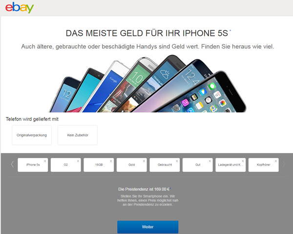 iPhone bei eBay selbst verkaufen