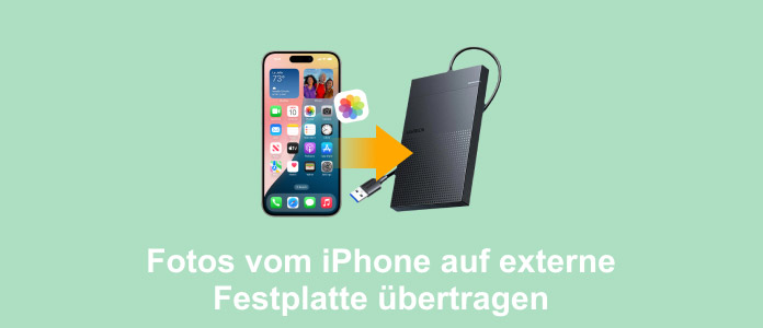 Fotos vom iPhone auf externe Festplatte übertragen