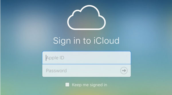 iCloud Account anmelden