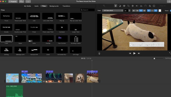 Untertitel mit iMovie einfügen