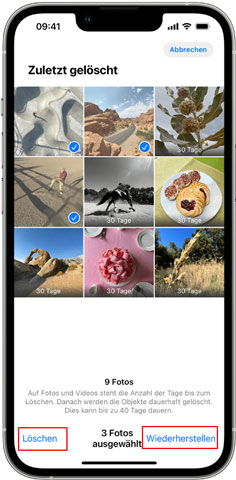 Gelöschte Instagram Story auf iPhone wiederherstellen