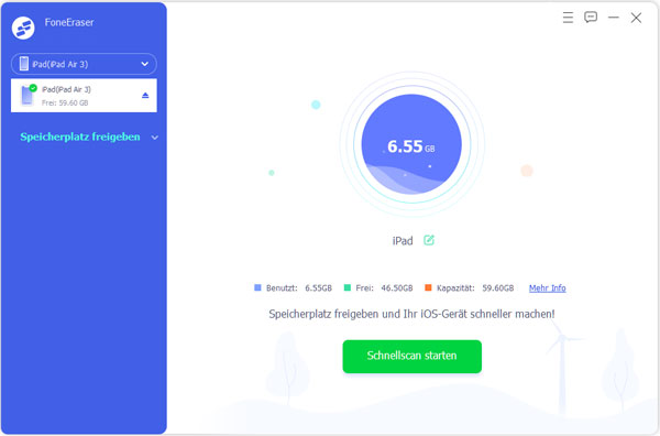 iPad mit FoneEraser verbinden