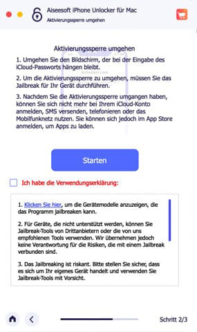 Aktivierungssperre umgehen
