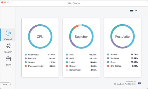 Die Software starten
