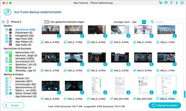 Daten aus iTunes-Backup wiederherstellen
