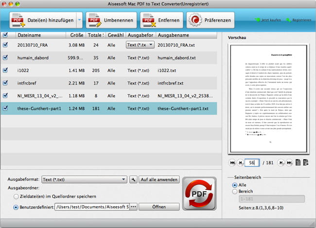Mac PDF to Text Converter