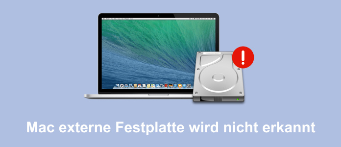 Mac erkennt externe Festplatte nicht