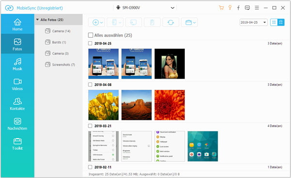 Android Fotos ansehen