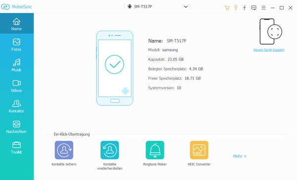 Tablet mit PC verbinden