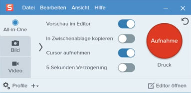 Snagit als Camtasia-Alternative verwenden