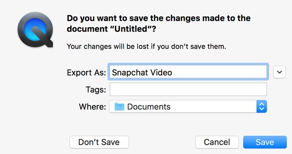 Snapchat Video auf Mac speichern