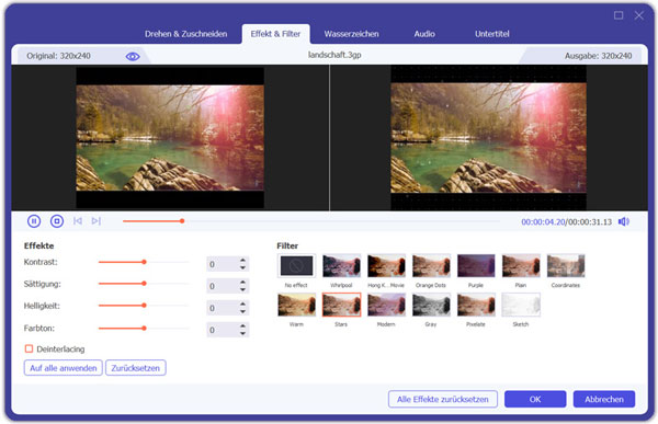 3GP Dateien bearbeiten