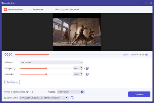 Audio und Video synchronisieren