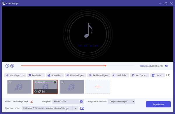 Audiodateien zusammenfügen