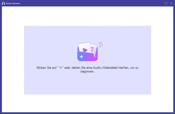 Datei in Noise Remover hinzufügen