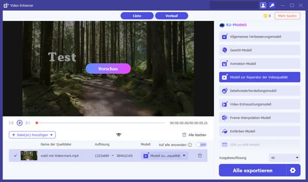 KI-Modelle auswählen